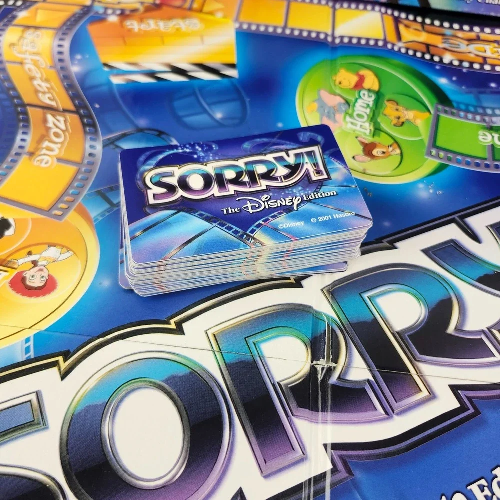 2001 Sorry! The Disney Edition Game by Parker Brothers Complete